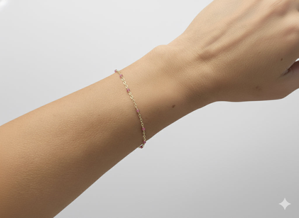 Gemstone Satellite Bracelet