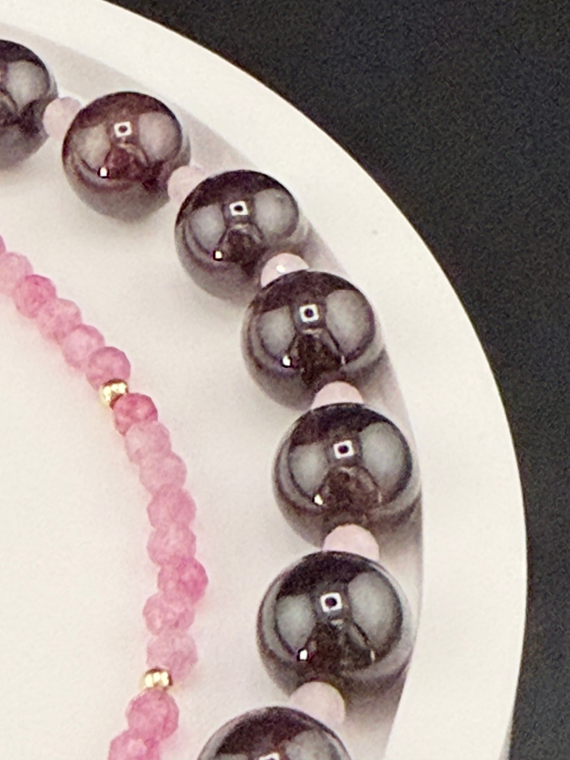 Forme Garnet and Baroque Bracelet