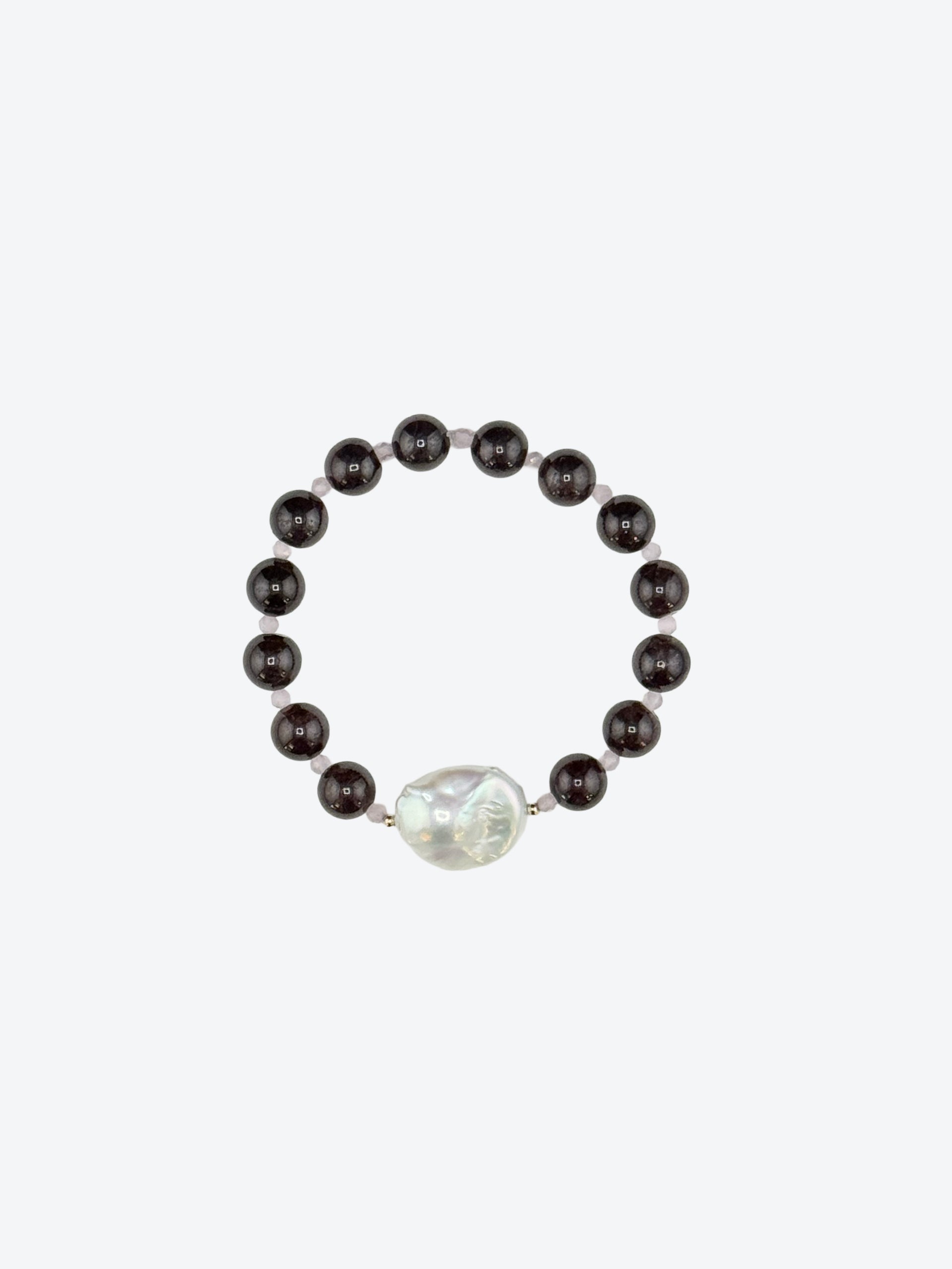 Forme Garnet and Baroque Bracelet